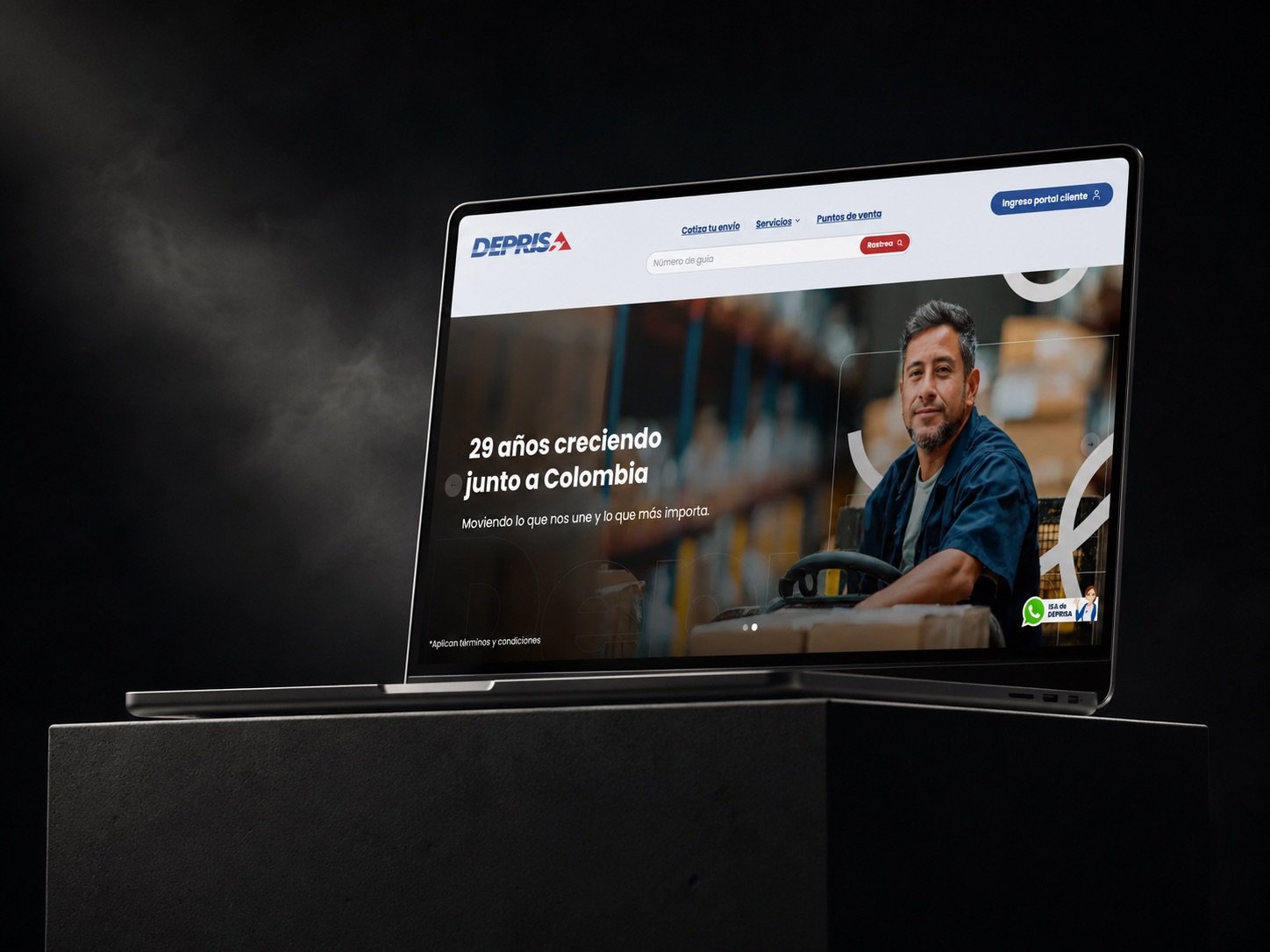 Deprisa (Avianca) — infraestructura cloud y plataforma web